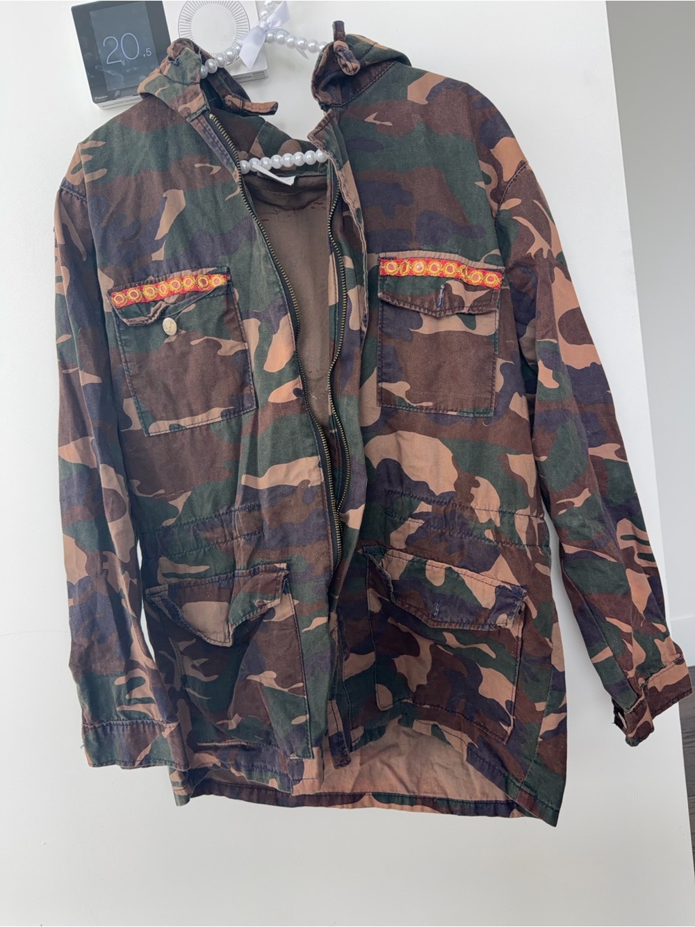 Men's Camo Utility Jacket - Green/Brown